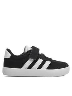adidas Sneakersy VL Court 3.0 ID9148 Czarny - Buty dla chłopców - miniaturka - grafika 1