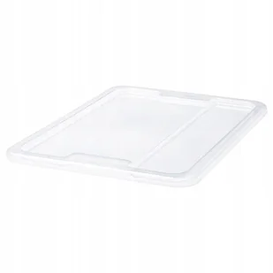 IKEA SAMLA POKRYWKA PUDEŁKA PRZEZROCZYSTA 39x28 cm - Meble modułowe i akcesoria - miniaturka - grafika 1