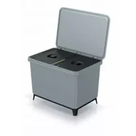 Kosze na śmieci - Prosperplast Keden kosz na śmieci systema - smooth gray - miniaturka - grafika 1