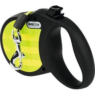 AniOne Smycz automatyczna Reflect czarny/żółty M - Smycze dla psów AniOne Smycz automatyczna Reflect czarny/żółty M - Smycze dla psów - miniaturka - grafika 1