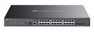 TP-Link SG5428X łącza sieciowe Zarządzany L3 Gigabit Ethernet (10/100/1000) Czarny - Switche - miniaturka - grafika 1
