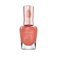 Lakiery do paznokci - Sally Hansen Color Therapy Argan Oil Formula 14,7ml Lakier do paznokci 300 Soak At Sunset - miniaturka - grafika 1