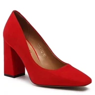 Czółenka - Czółenka 1186 - Czerwony Zamsz - R.Polański - miniaturka - grafika 1