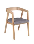 Krzesła - Krzesło Scandi, krzesło do jadalni, do hotelu, w stylu skandynawskim, drewniane, nowoczesne - miniaturka - grafika 1