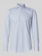 Koszule męskie - Koszula biznesowa o kroju slim fit z czystej bawełny model ‘HANK’ - miniaturka - grafika 1