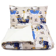 Pościel dla dzieci - POŚCIEL 160x100 DZIECIĘCA 2EL 100x160 + POSZEWKA 50X60 DO ŁÓŻECZKA ŁÓŻKA - miniaturka - grafika 1