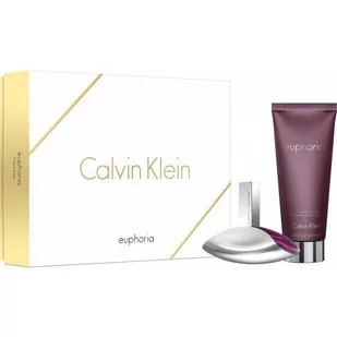 Calvin Klein Euphoria zestaw Edp 100ml + 100ml Balsam dla kobiet - Zestawy perfum damskich - miniaturka - grafika 1