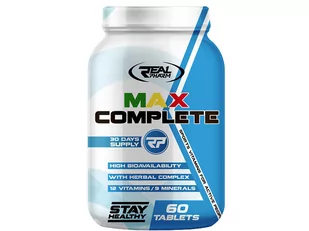 Real Pharm RealPharm Max Complete - 60tabs (170038) - Witaminy i minerały dla sportowców - miniaturka - grafika 1