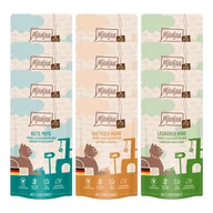 Mokra karma dla kotów - Pakiet mieszany MjAMjAM purer Fleischgenuss, 12 x 125 g - Mix (3 smaki) - miniaturka - grafika 1