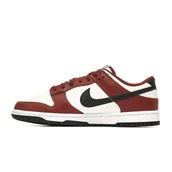 Trampki męskie - Nike Męskie trampki Dunk Low, 44 EU, Dark Team Czerwony Czarny Summit Biały, 45.5 EU - miniaturka - grafika 1
