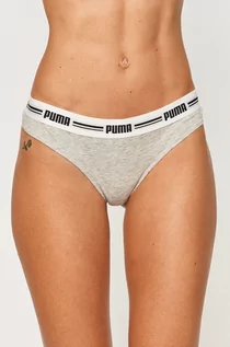 Majtki damskie - Puma stringi 907854 (2-pack) kolor szary - grafika 1