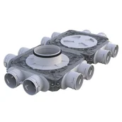 Rekuperatory i centrale - Skrzynka rozdzielcza do rekuperacji podwójny 12x75/200mm FlexiVent VENTS 5907660877889 - miniaturka - grafika 1