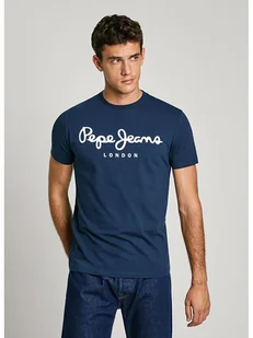 Pepe Jeans Koszulka w kolorze niebieskim - Koszulki męskie - miniaturka - grafika 1