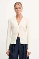 Koszule damskie - Patrizia Pepe koszula damska kolor beżowy regular 2C1647 A8I1 - miniaturka - grafika 1