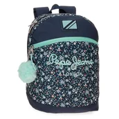 Plecaki - Pepe Jeans Alenka Plecak Codzienny Niebieski 25x32x12 cms Poliester 9,6L by Joumma Bags, niebieski, plecak na co dzień - miniaturka - grafika 1