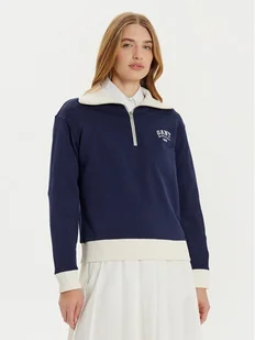 Gant Bluza 4201243 Granatowy Loose Fit - Bluzy damskie - miniaturka - grafika 1