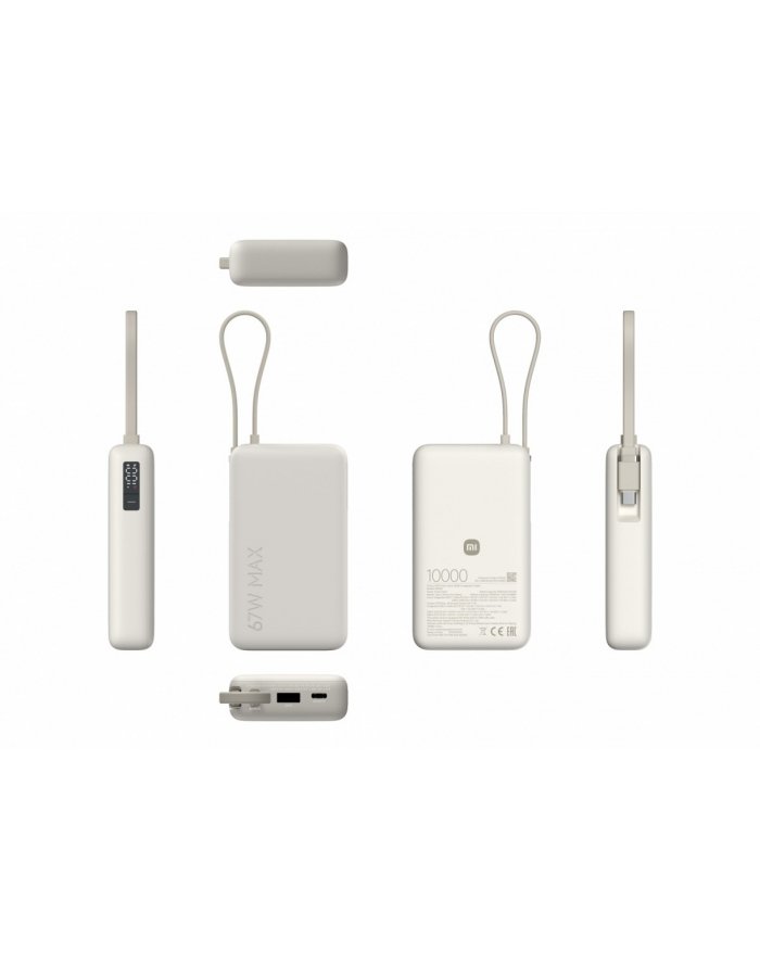 xiaomi PowerBank 10000 Integrated Cable 67W Tan