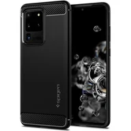 Etui i futerały do telefonów - Spigen RUGGED ARMOR etui na Samsung Galaxy S20 Ultra MATTE BLACK - miniaturka - grafika 1