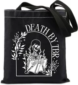 Torby sportowe - Torba płócienna czarna Death by TBR - miniaturka - grafika 1
