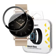 Akcesoria do smartwatchy - Szkło Hybrydowe do Huawei Watch GT 3 42 mm czarny - miniaturka - grafika 1