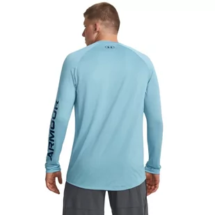 Koszulka męska Under Armour Tech Print Fill LS - Koszulki sportowe męskie - miniaturka - grafika 2