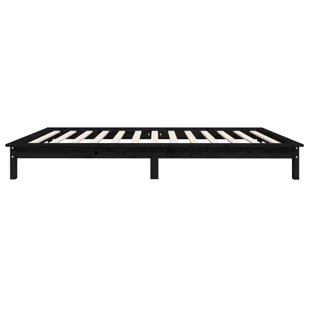Lumarko Rama łóżka, 90x190cm, czarna,lite drewno sosnowe,3FT,pojedyncza - Łóżka - miniaturka - grafika 7