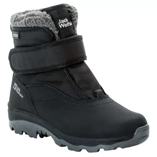 Dziecięce buty zimowe Jack Wolfskin Vojo Shell Texapore Mid Vc K Rozmiar butów (UE): 37 / Kolor: czarny - Buty dla chłopców - miniaturka - grafika 1