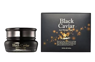 Holika Black Caviar Antiwrinkle Cream 50 ml - Kremy do twarzy - miniaturka - grafika 1