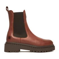 Botki damskie - G-STAR RAW EO-DAMLA-25FW26 Brązowy ciemny - miniaturka - grafika 1
