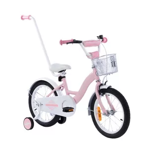 Rower dziecięcy TOMABIKE BMX 16 cali z prowadnikiem PLATINUM - JASNY RÓŻOWY - Rowery - miniaturka - grafika 1