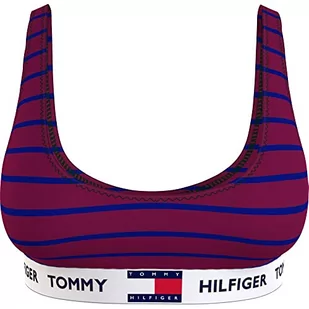 Tommy Hilfiger Damski biustonosz z nadrukiem Braletki, włoskie paski do wina, XL - Biustonosze - miniaturka - grafika 1