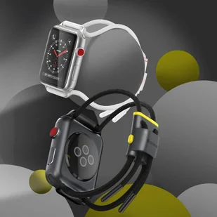 Baseus pasek opaska bransoleta do Apple Watch 42 mm / 44 mm biały (LBAPWA4-B24) - Akcesoria do smartwatchy - miniaturka - grafika 10