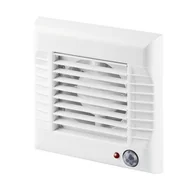 Wentylatory łazienkowe - Wentylator łazienkowy WM100R biały, 0,76 kg, Ø100, czujnik ruchu AWENTA - miniaturka - grafika 1