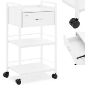 Pozostałe akcesoria kosmetyczne - physa Pomocnik kosmetyczny - 1 szuflada - 3 półki - maks. 65 kg - biały PHYSA CT-6 - miniaturka - grafika 1