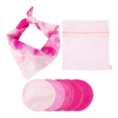 Pozostałe akcesoria do kąpieli i SPA - Zestaw 5 wielorazowych ściereczek do demakijażu - miniaturka - grafika 1