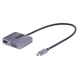 StarTech 122-USBC-HDMI-4K-VGA zewnętrzna karta graficzna usb 3840 x 2160 px Szary - Karty graficzne - miniaturka - grafika 1