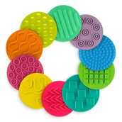 Zabawki sensoryczne - Dyski sensoryczne dla dzieci do zabawy 4FIZJO - zestaw 10 sztuk, 25 cm - miniaturka - grafika 1