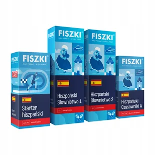 Zestaw Fiszek – Hiszpański dla początkujących (poziom A1-A2) - Książki do nauki języka hiszpańskiego Zestaw Fiszek – Hiszpański dla początkujących (poziom A1-A2) - Książki do nauki języka hiszpańskiego - miniaturka - grafika 1
