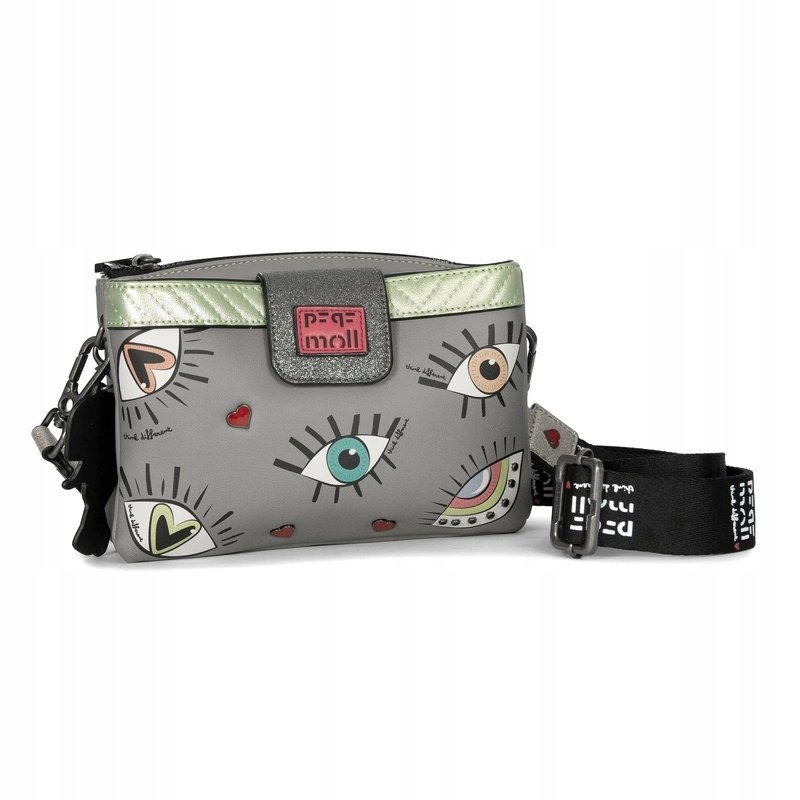 Pepe Moll Torebka Damska Szara 251552-FUNNY-PEARL