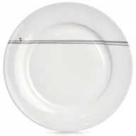 Talerze - Talerz obiadowy płytki porcelanowy biały serduszka 27 cm kod: O-128475 - miniaturka - grafika 1