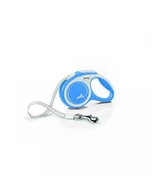 Smycze dla psów - FLEXI Smycz automatyczna New Comfort XS taśma 3 m kol. niebieski - miniaturka - grafika 1