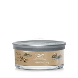Świeca Yankee candle amber & sandalwood 5 knotów - Świece - miniaturka - grafika 1