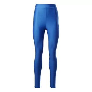 Spodnie damskie - Reebok Damskie spodnie dresowe z polaru Identity, Stely Blue, XL - grafika 1