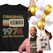 Koszulki męskie - Koszulka Na 50 Urodziny Oryginalna Męska Personalizowana + Gratis Torba - miniaturka - grafika 1