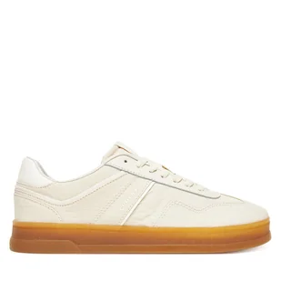 Sneakersy Tommy Jeans The Greenwich Textile EN0EN02805 Beżowy - Sneakersy damskie - miniaturka - grafika 1