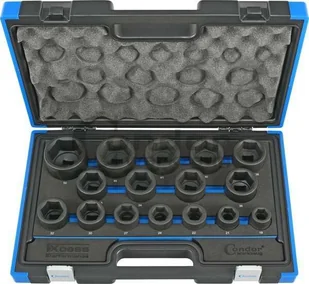 Condor Werkzeug X-cess Nasadki 3/4", 19-50 mm, 16 szt. C.37140 - Klucze i nasadki - miniaturka - grafika 1