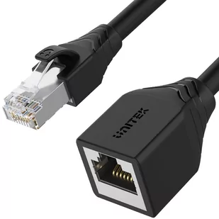 Unitek Unitek Przedłużacz RJ-45 8P8C M-F Cat.6 STP 0,5m - Kable miedziane - miniaturka - grafika 1