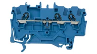 Kostki, złączki, wtyczki - Wago Złączka szynowa 3-przewodowa 1,5mm2 niebieska 2001-1304 TOPJOBS 2001-1304 - miniaturka - grafika 1