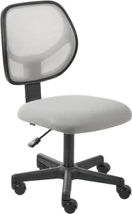 Fotel biurowy, krzesło biurowe BELIANI Krzesło biurowe JOYFUL Jasnoszary - Fotele i krzesła biurowe - miniaturka - grafika 1