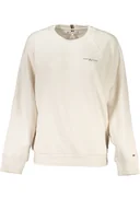 Bluzy damskie - BLUZA DAMSKA TOMMY HILFIGER BEZ ZAMKU BEŻOWA - miniaturka - grafika 1